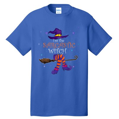 The Sarcastic Witch Funny Gift Halloween Matching Group Costume Gift Tall T-Shirt