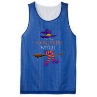 The Sarcastic Witch Funny Gift Halloween Matching Group Costume Gift Mesh Reversible Basketball Jersey Tank