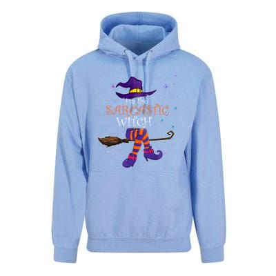 The Sarcastic Witch Funny Gift Halloween Matching Group Costume Gift Unisex Surf Hoodie