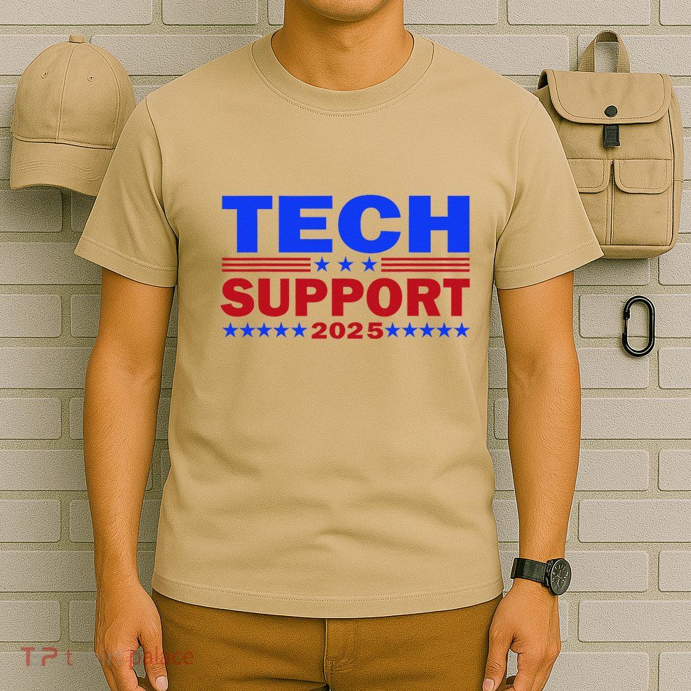 Tech Support White House Tech Support D.O.G.E Doge 2025 .Png T-Shirt