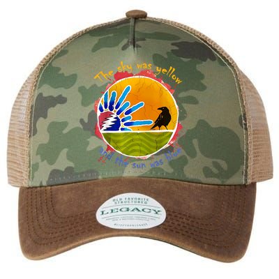 The Sky Was Yellow And The Sun Was Blue Legacy Tie Dye Trucker Hat