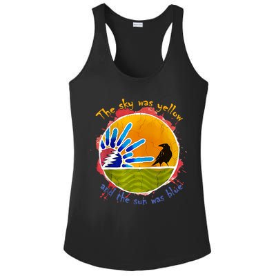 The Sky Was Yellow And The Sun Was Blue Ladies PosiCharge Competitor Racerback Tank