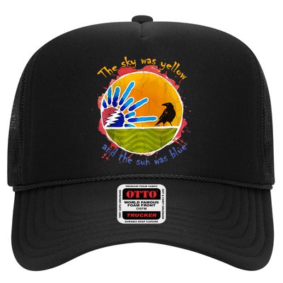 The Sky Was Yellow And The Sun Was Blue Trucker Hat
