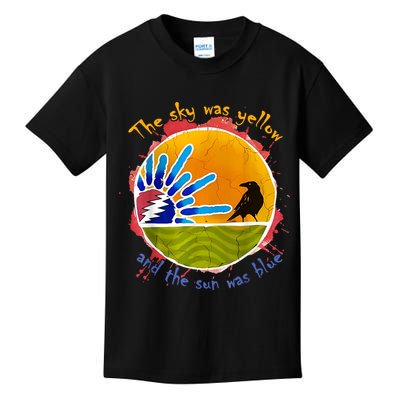 The Sky Was Yellow And The Sun Was Blue Kids T-Shirt