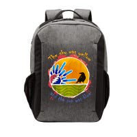 The Sky Was Yellow And The Sun Was Blue Vector Backpack