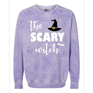 The Scary Witch Colorblast Crewneck Sweatshirt