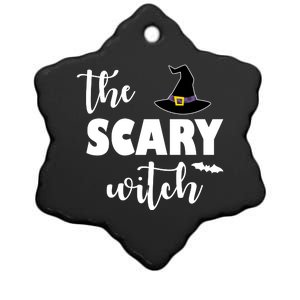 The Scary Witch Ceramic Star Ornament