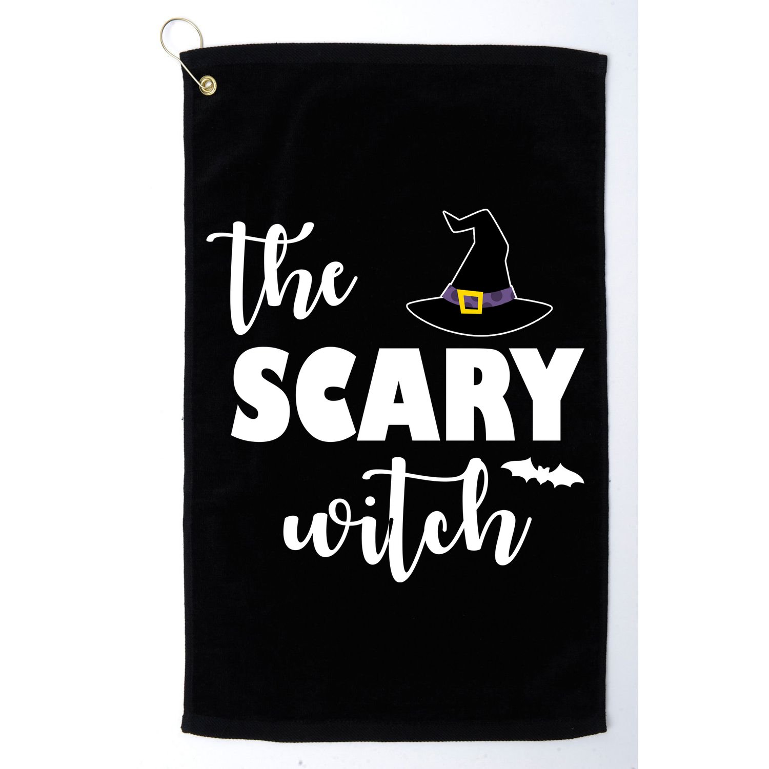 The Scary Witch Golf Towel