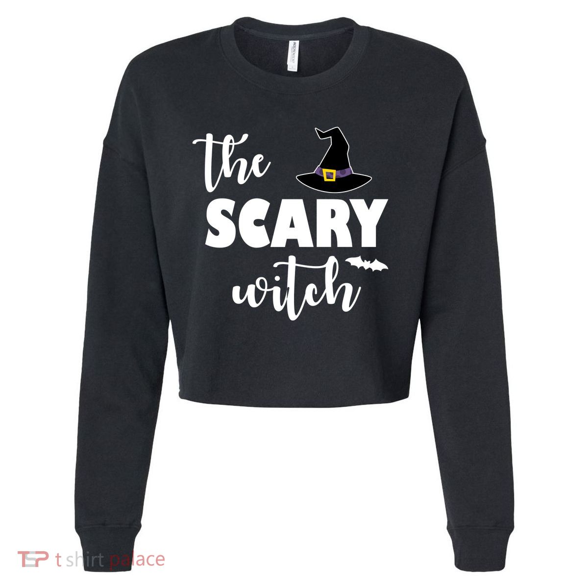 The Scary Witch Cropped Pullover Crew