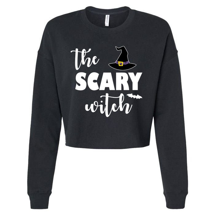 The Scary Witch Cropped Pullover Crew