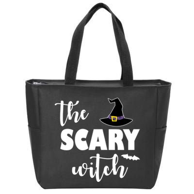 The Scary Witch Zip Tote Bag