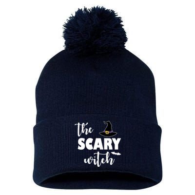 The Scary Witch Pom Pom 12in Knit Beanie