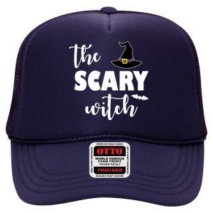 The Scary Witch High Crown Mesh Back Trucker Hat