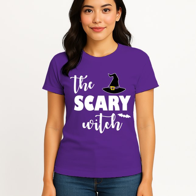 The Scary Witch Womens T-Shirt