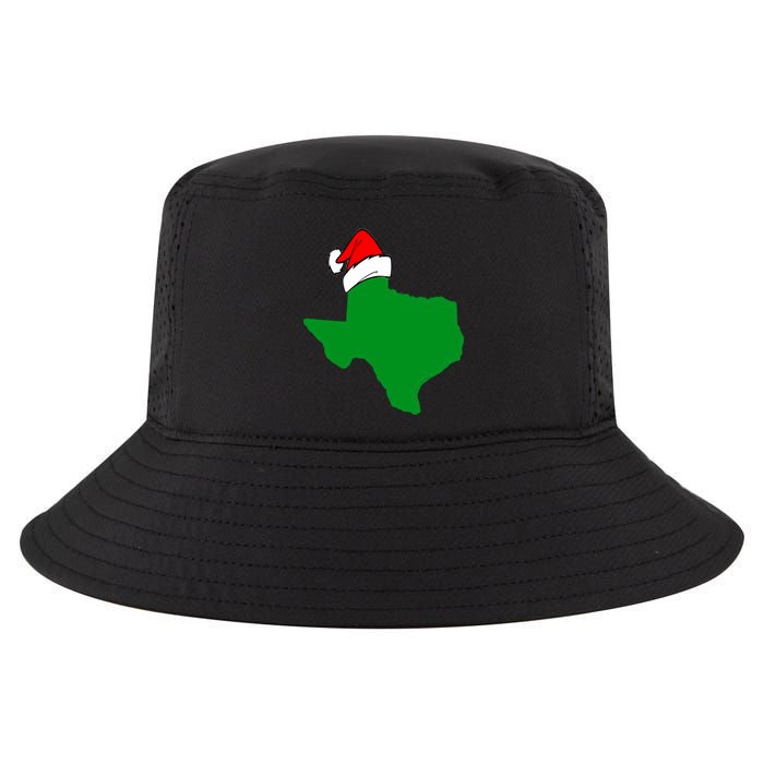 Texas State Wearing A Christmas Stocking Texas Christmas Cool Comfort Performance Bucket Hat