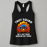 Trot Squad WeLl Get There When We Get There Thanksgiving Womens Tank Top