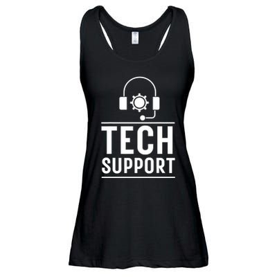 Tech Support White House Tech Support D.O.G.E Doge Ladies Essential Flowy Tank
