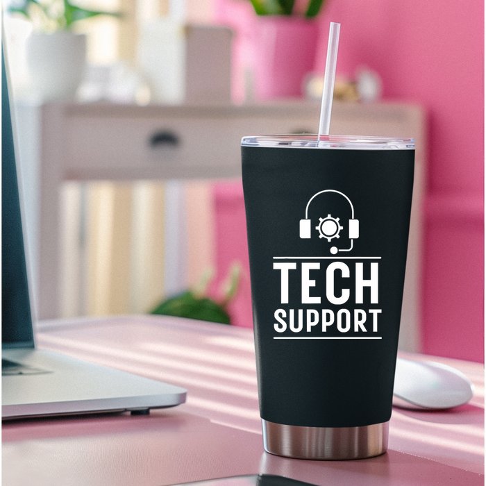 Tech Support White House Tech Support D.O.G.E Doge Permanent Decal Sticker