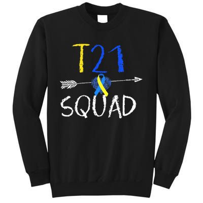 T21 Squad World Down Syndrome Day Sweatshirt