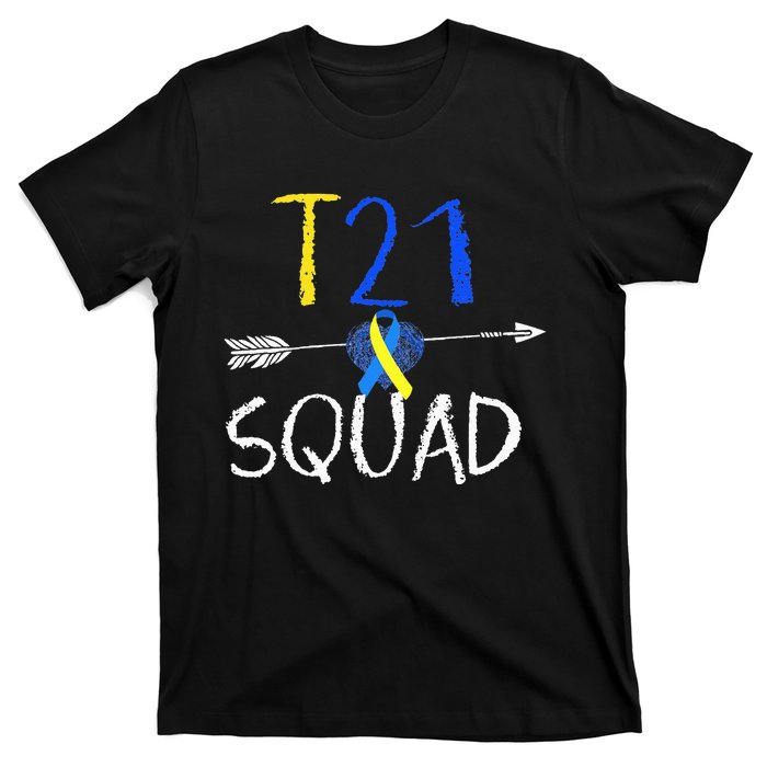 T21 Squad World Down Syndrome Day T-Shirt