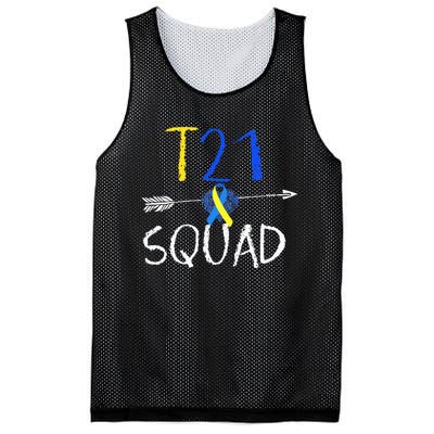 T21 Squad World Down Syndrome Day Mesh Reversible Basketball Jersey Tank