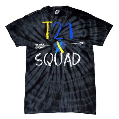 T21 Squad World Down Syndrome Day Tie-Dye T-Shirt