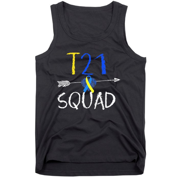 T21 Squad World Down Syndrome Day Tank Top