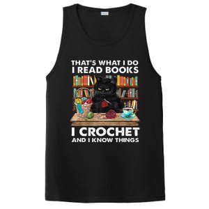 That S What I Do I Read Books Crochet And I Know Things Cat PosiCharge Competitor Tank