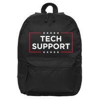Tech Support White House Tech Support D.O.G.E Doge 16 in Basic Backpack