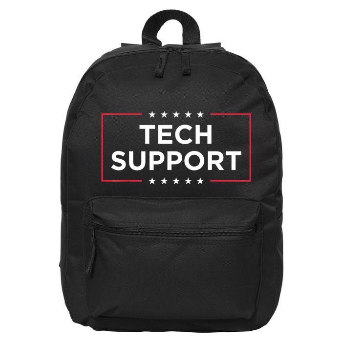 Tech Support White House Tech Support D.O.G.E Doge 16 in Basic Backpack