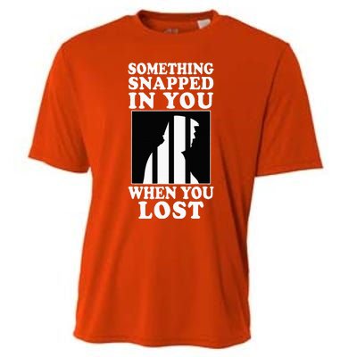 Trump Snapped When He Lost In 2024 Political Cooling Performance Crew T-Shirt