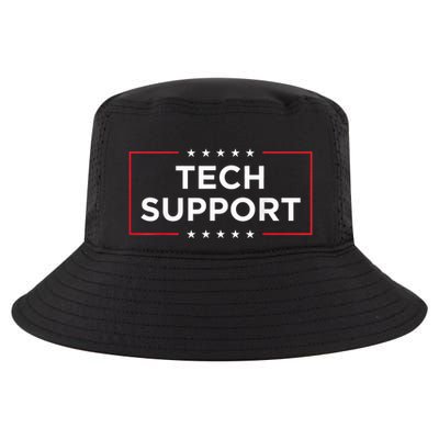 Tech Support White House Tech Support D.O.G.E Doge Cool Comfort Performance Bucket Hat