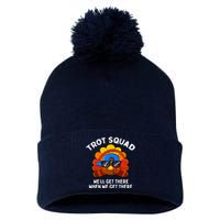 Trot Squad WeLl Get There When We Get There Thanksgiving Pom Pom 12in Knit Beanie