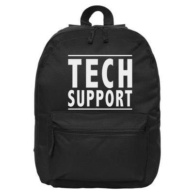 Tech Support White House Tech Support Doge 16 in Basic Backpack