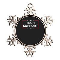 Tech Support White House Tech Support D.O.G.E DOGE Metallic Star Ornament