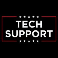 Tech Support White House Tech Support D.O.G.E DOGE Metallic Star Ornament