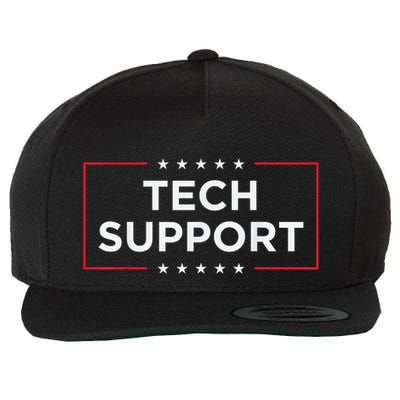 Tech Support White House Tech Support D.O.G.E Doge Wool Snapback Cap