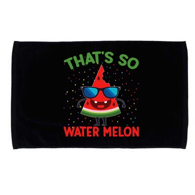 That's So Watermelon Sunglasses Funny Summer Fruit Lover Gra Microfiber Hand Towel