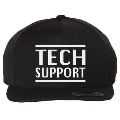 Tech Support White House Funny Nerd It For Women Wool Snapback Cap