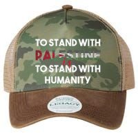 To Stand With Palestine Is To Stand With Humanity Legacy Tie Dye Trucker Hat