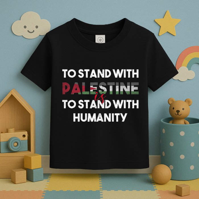 To Stand With Palestine Is To Stand With Humanity Toddler T-Shirt