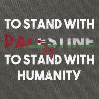 To Stand With Palestine Is To Stand With Humanity Cotton Canvas Backpack