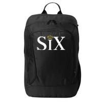 The Six wives of Henry VIII six the musical gift theatre City Backpack