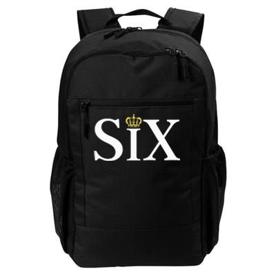 The Six wives of Henry VIII six the musical gift theatre Daily Commute Backpack