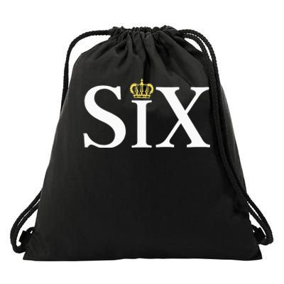 The Six wives of Henry VIII six the musical gift theatre Drawstring Bag