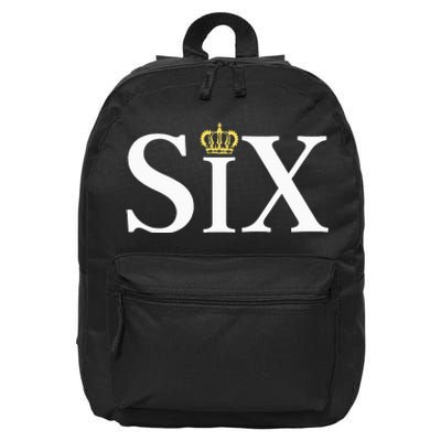 The Six wives of Henry VIII six the musical gift theatre 16 in Basic Backpack