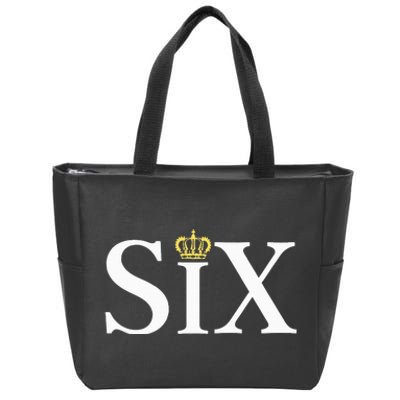 The Six wives of Henry VIII six the musical gift theatre Zip Tote Bag