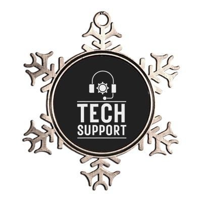 Tech Support White House Tech Support D.O.G.E Doge Metallic Star Ornament