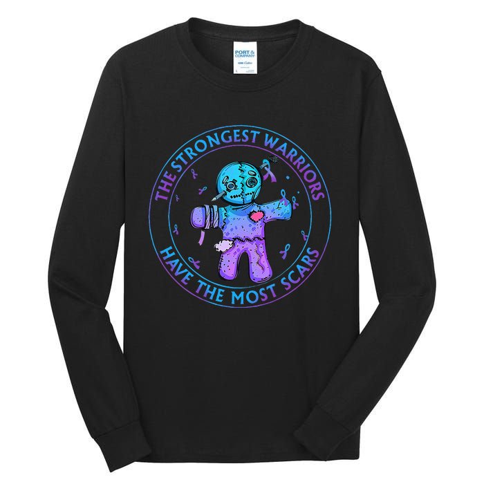 The Strongest Warriors Have The Most Scars Tall Long Sleeve T-Shirt