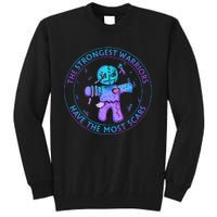 The Strongest Warriors Have The Most Scars Tall Sweatshirt